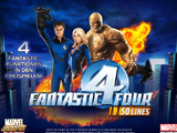 Fantastic 4 Marvel Spielautomat mit 50 Lines